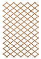 Treillis extensible en bois coloré anthracite - FSC® label, lattes 18 x 6 mm - 100 x 300 cm