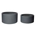 Clayfibre pot Circle Lead Diam 60 Ht 30 cm