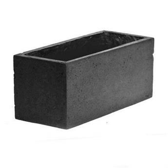 Balconybox droite lisse clayfibre anthracite L 80/17/17 cm
