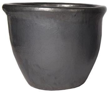 Pot émaillé Black Matt Glazed Hp001 D30 H25 (Mg)