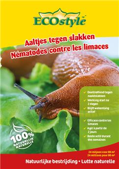Nématodes contre les limaces 12 mil. / 40 m² Ecostyle BIO: Disponible à partir du 20 juin 2024.