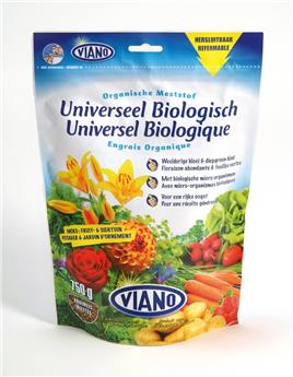 Viano Engrais Organique Universel 750 g ** Potager; fleurs; fruits**