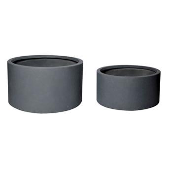 Clayfibre pot Circle Lead Diam 60 Ht 30 cm